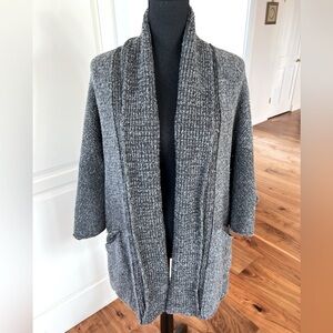 WHITE+WARREN HEAVY KNIT WOOL BLEND SWEATER VEST W/POCKETS SUPER WARM SZ-S 🥰